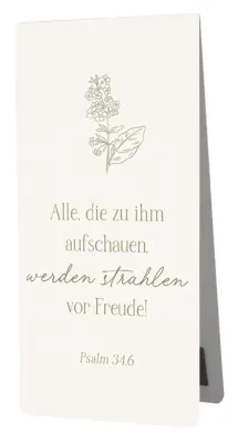Magnet Lesezeichen Psalm 34,6