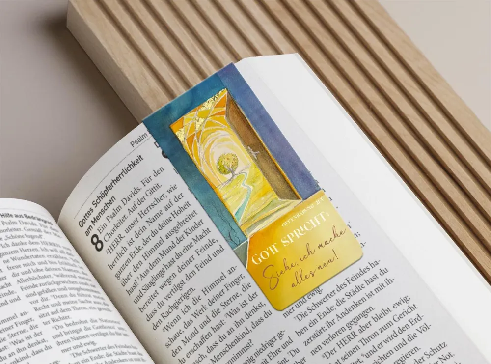 Magnet Lesezeichen Jahreslosung 2026 - Offenbarung 21:5