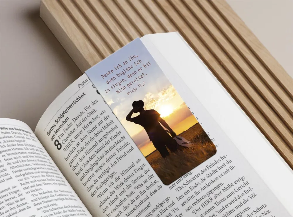 Magnet Lesezeichen Jesaja 12,2 - Jesja 12,2