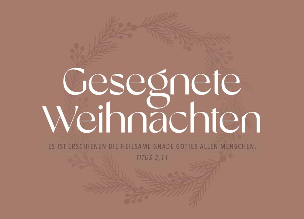 Postkarten Heilsame Gnade - Titus 2,11