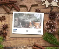 Faltkarte Weihnachtszeit - 1. Johannes 4,9