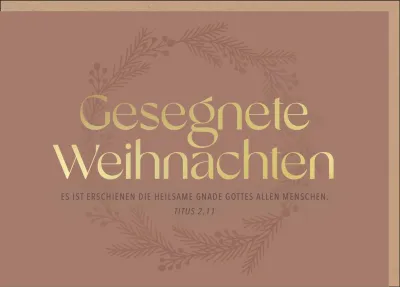Faltkarte Heilsame Gnade - Titus 2,11