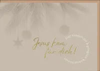 Faltkarte Jesus kam für dich! - Johannes 1,14