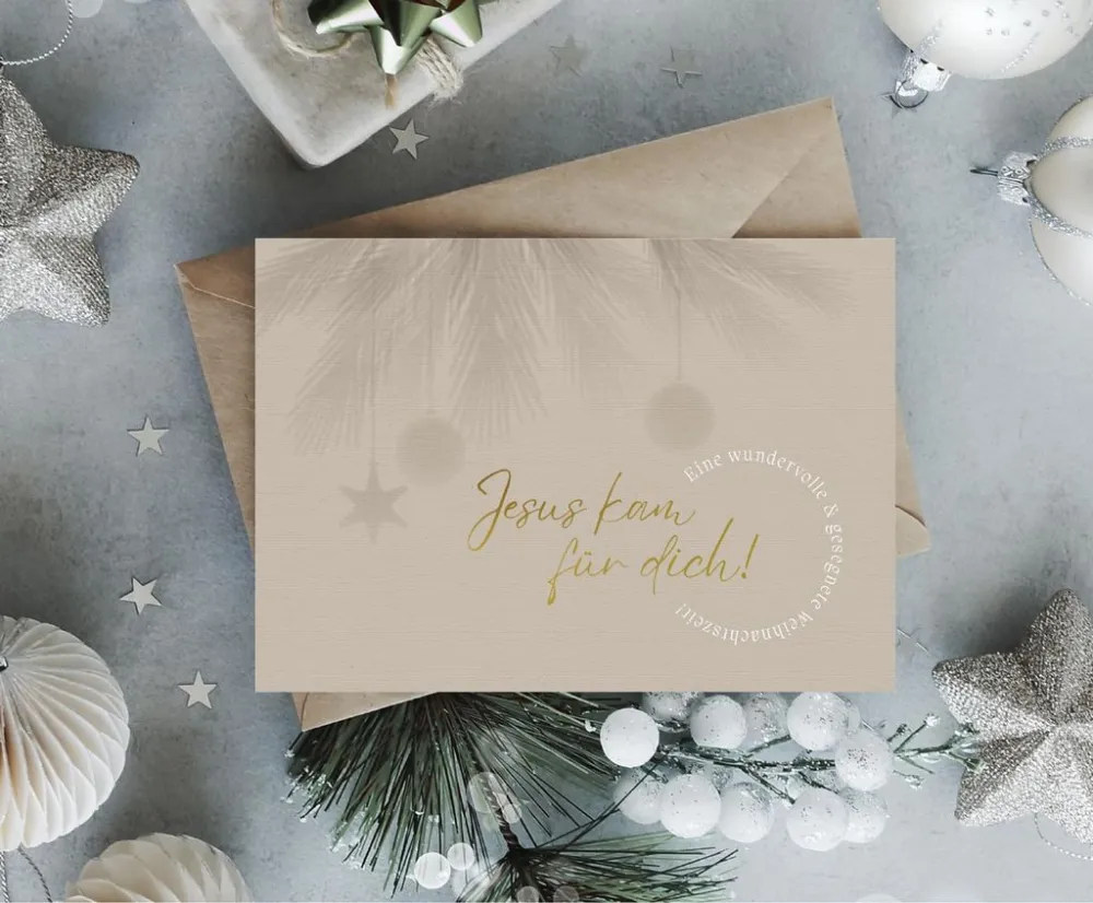 Faltkarte Jesus kam für dich! - Johannes 1,14