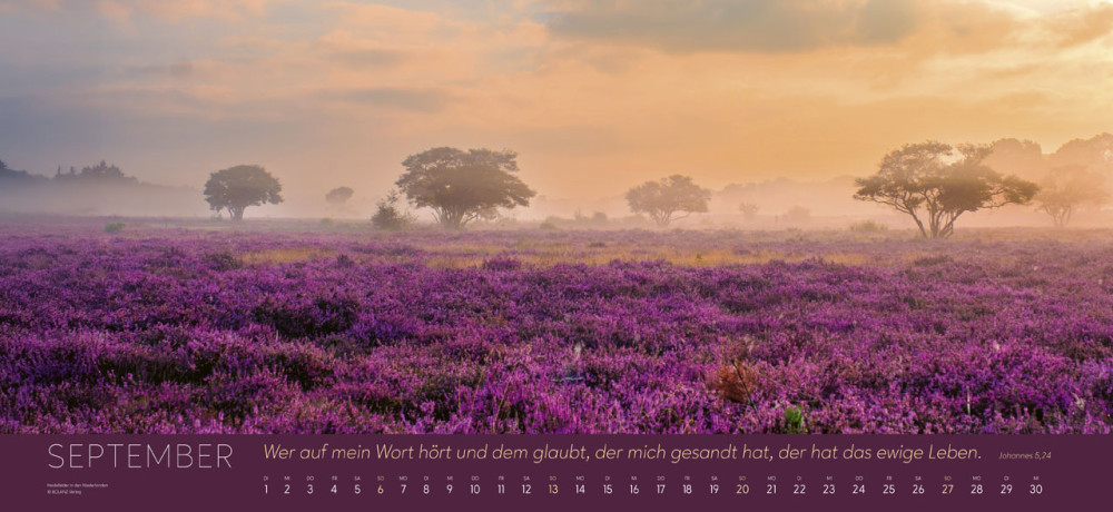 Ewigkeit im Herzen - Riesenpanoramakalender