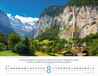 Calendrier Paysages Suisses - Allemand, Calendrier mural