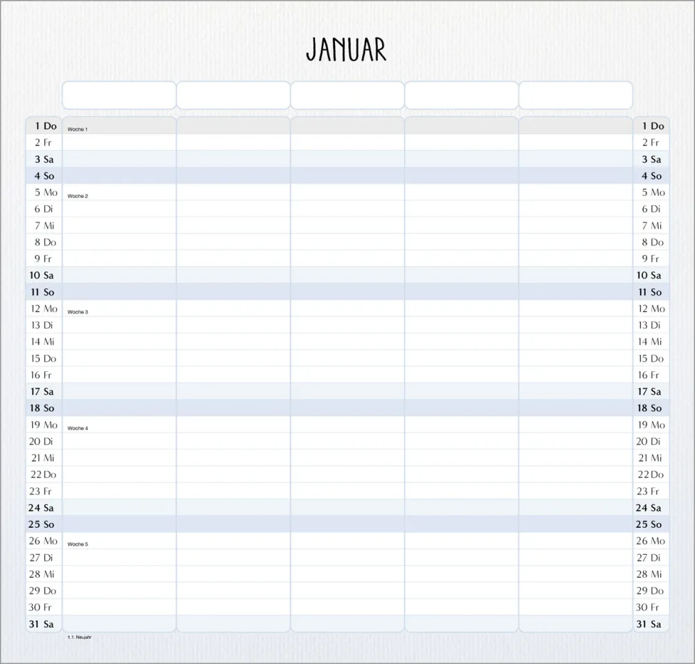 Familien-Terminplaner - Planer