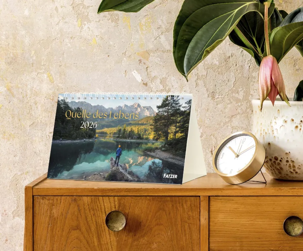 Quelle des Lebens - Postkartenkalender mit Landschaftaufnahmen