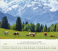 Wunderbare Bergwelt - Tischkalender