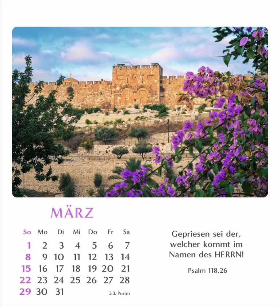 Geliebtes Israel - Tischkalender