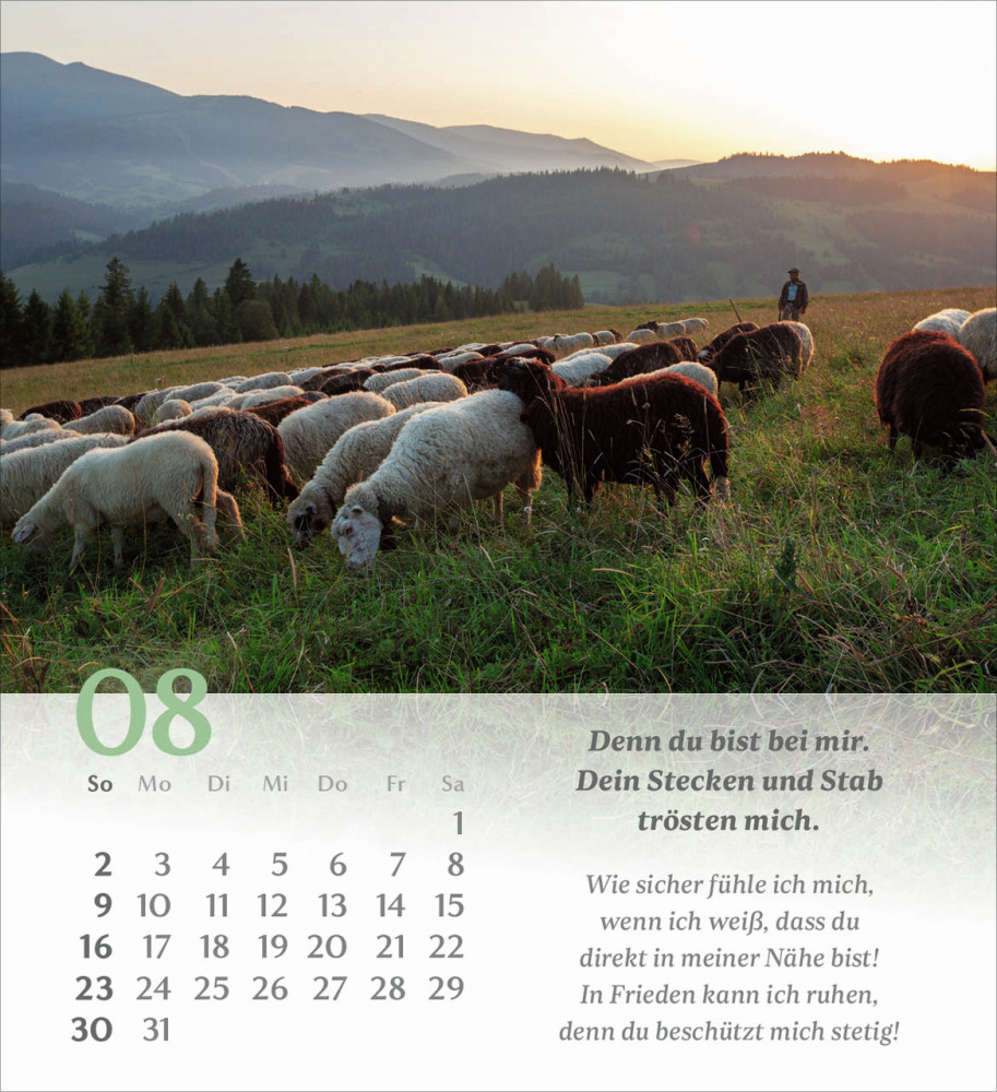 Psalm 23 - Der Herr ist mein Hirte - Tischkalender