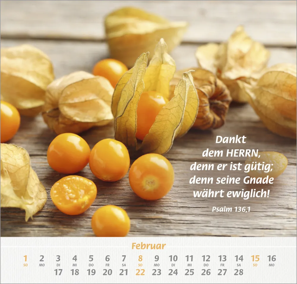 Denn Du bist bei mir - Wandkalender