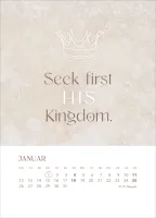 Hoffnung für immer - Tischkalender mit Holzaufsteller