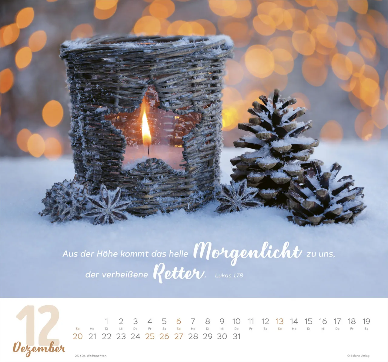 Meine Zeit - Hoffnung und Vertrauen für ein ganzes Jahr - Wandkalender