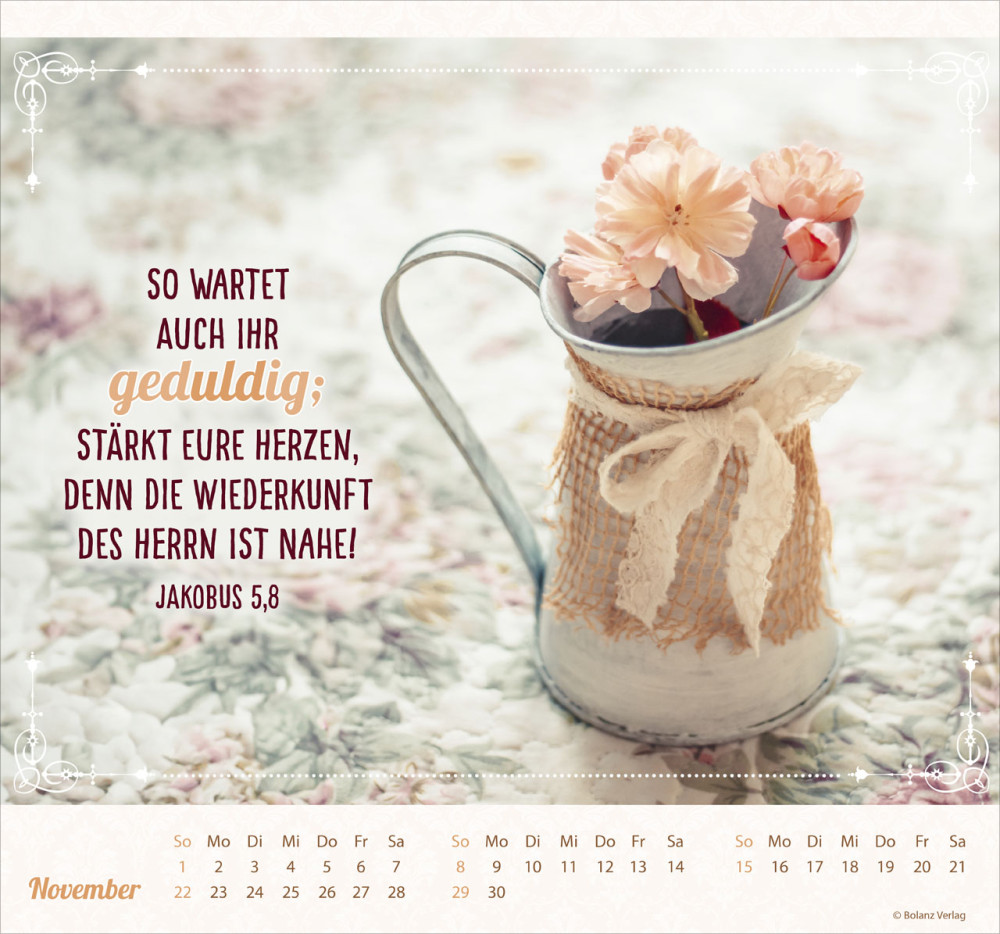 Kalender Am Anfang war das Wort - Wandkalender