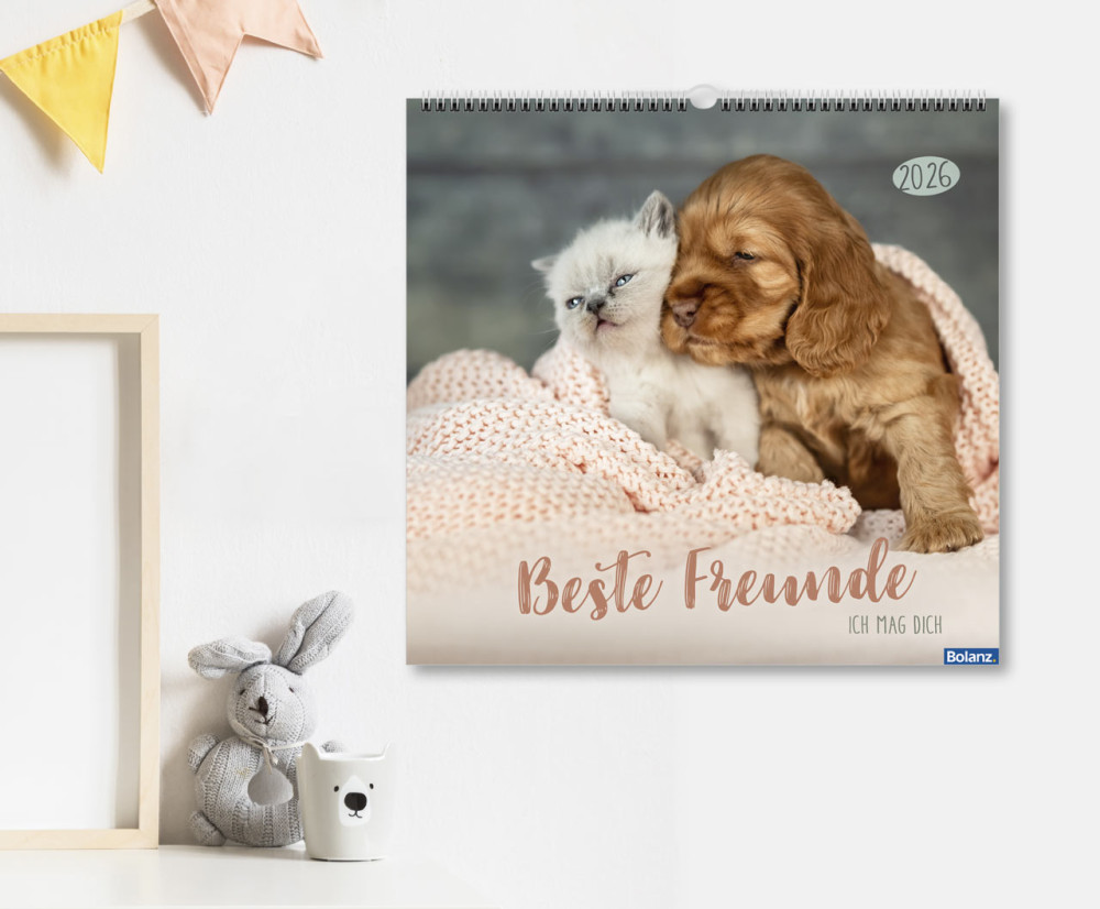 Kalender Beste Freunde - Ich mag dich - Posterkalender