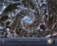 Kalender Du bist nicht fern - Das Universum - ein Gedanke Gottes, Panorama-Super-Wandkalender