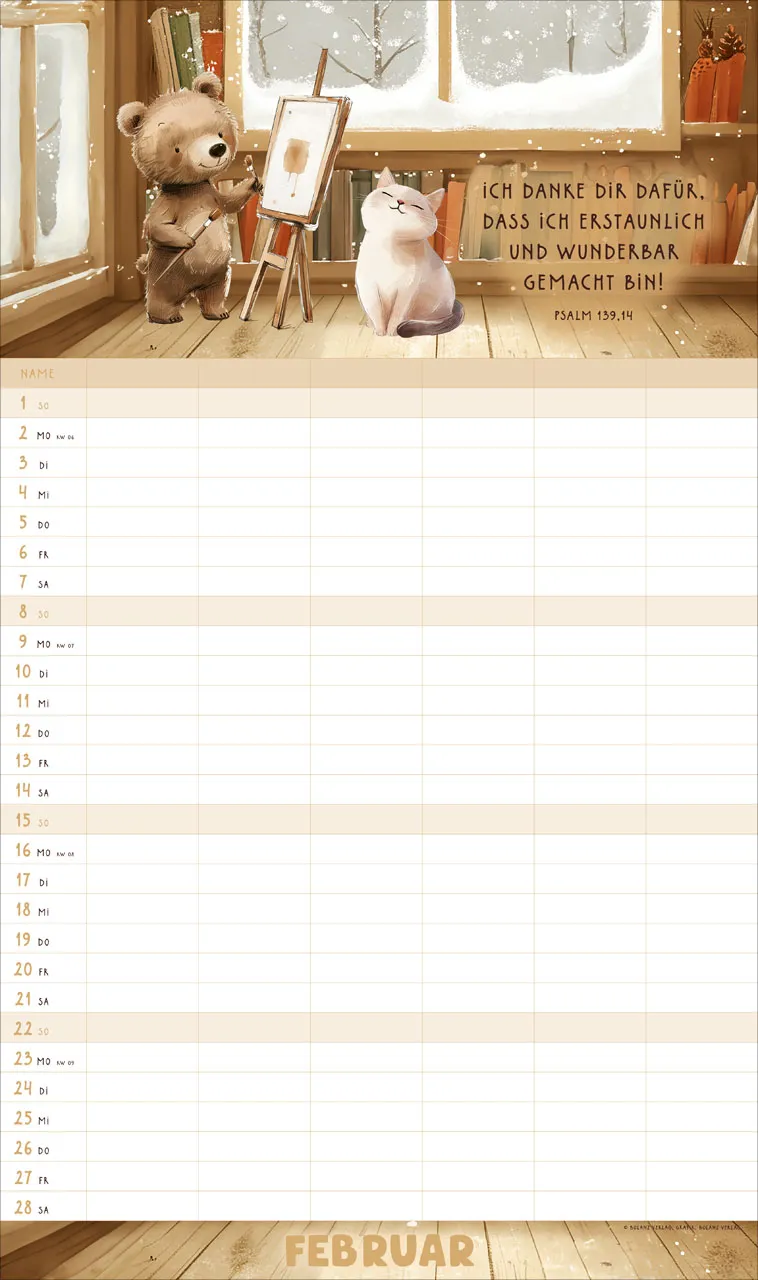 Mein Familienplaner - Wandterminkalender