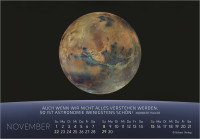 Kalender Du bist nicht fern - Das Universum - ein Gedanke Gottes, Panoramakalender