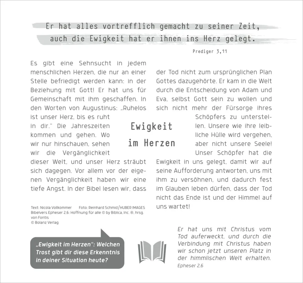 Ich bin der Weg - und die Wahrheit und das Leben, Wandkalender