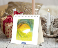 Immerwährender Tischkalender Hoffnung und Leben - Künstler-Edition - Kalender von Simone Riedel