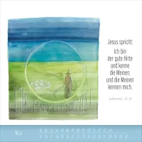 Immerwährender Tischkalender Hoffnung und Leben - Künstler-Edition - Kalender von Simone Riedel