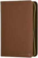 Étui pour Bible « Kansas » pour Bible d'étude MacArthur - cuir véritable rustique et résistant