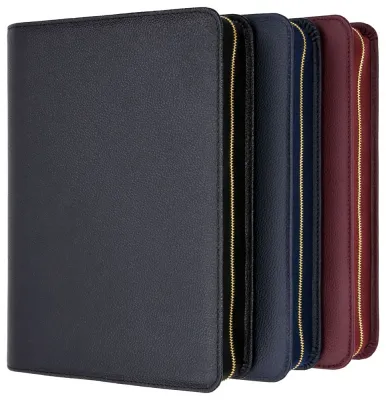 Étui pour Bible pour les éditions standard Schlachter 2000 - Cuir de vachette, grain fin,...