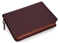 Étui pour Bible pour les éditions standard Schlachter 2000 - Cuir de vachette, grain fin,...