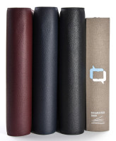 Bible d'étude MacArthur avec étui en cuir véritable - Étui en cuir véritable légèrement grainé...