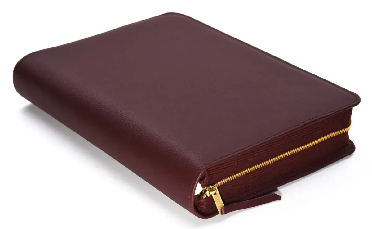 Édition standard Schlachter 2000 avec étui en cuir véritable - Étui en cuir véritable légèrement...