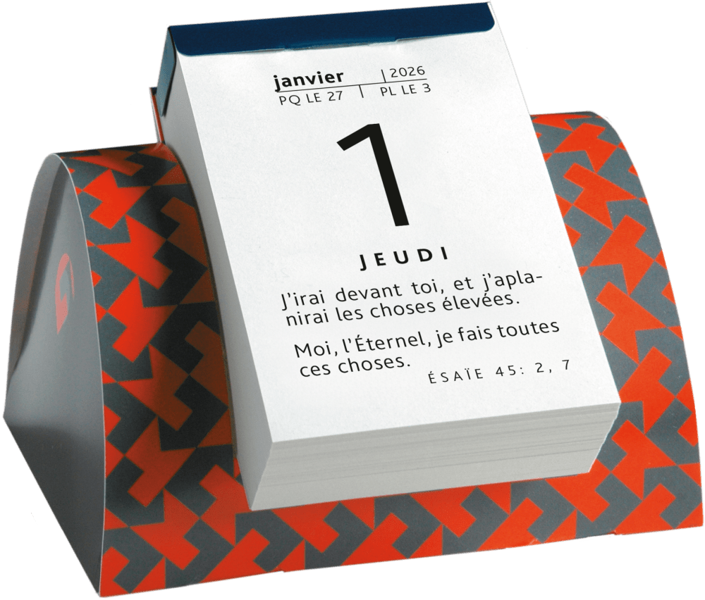 Calendrier Parole pour aujourd'hui - de table, modèle 1