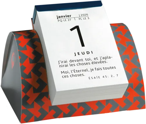 Calendrier Parole pour aujourd'hui - de table, modèle 1
