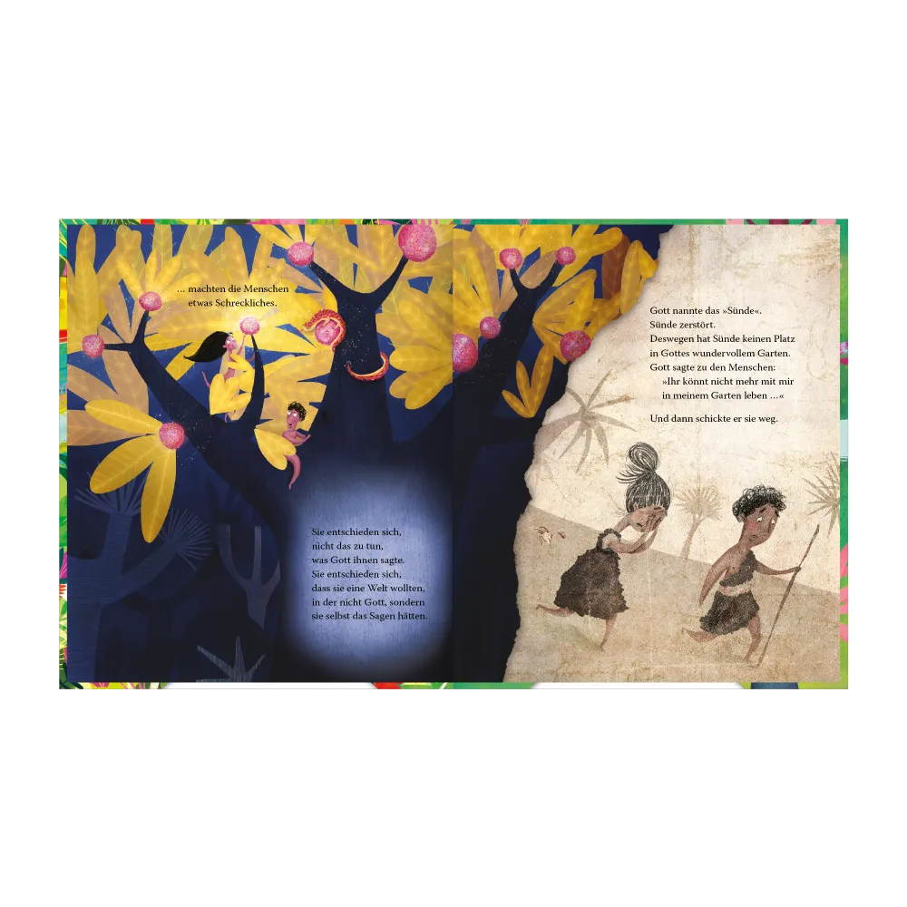 Der Garten, der Vorhang und das Kreuz