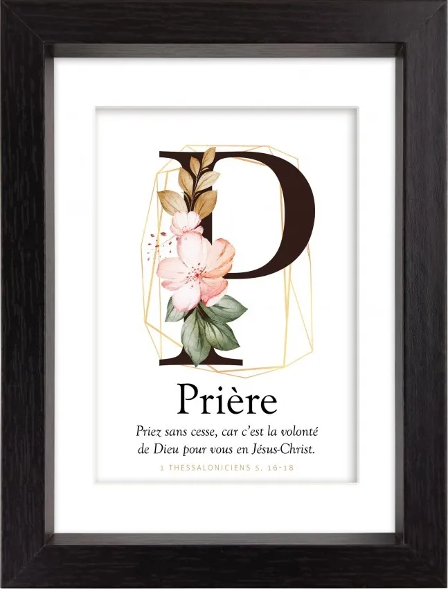 Mon cadre inspiration - P comme Prière