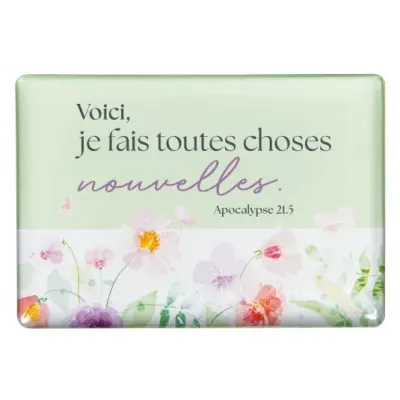 Magnet Mot d'ordre 2026 - "Voici, je fais toutes choses nouvelles."