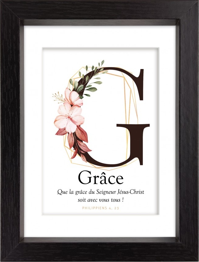 Mon Cadre Inspiration - G comme Grâce