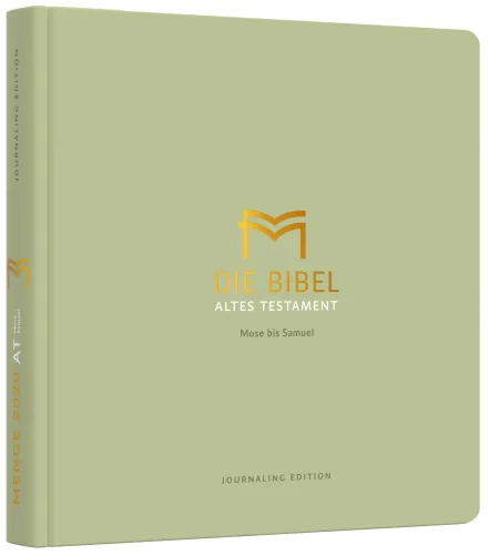 Bibel Menge 2020 AT, Schreibrand - Mose bis Samuel - Journaling Edition