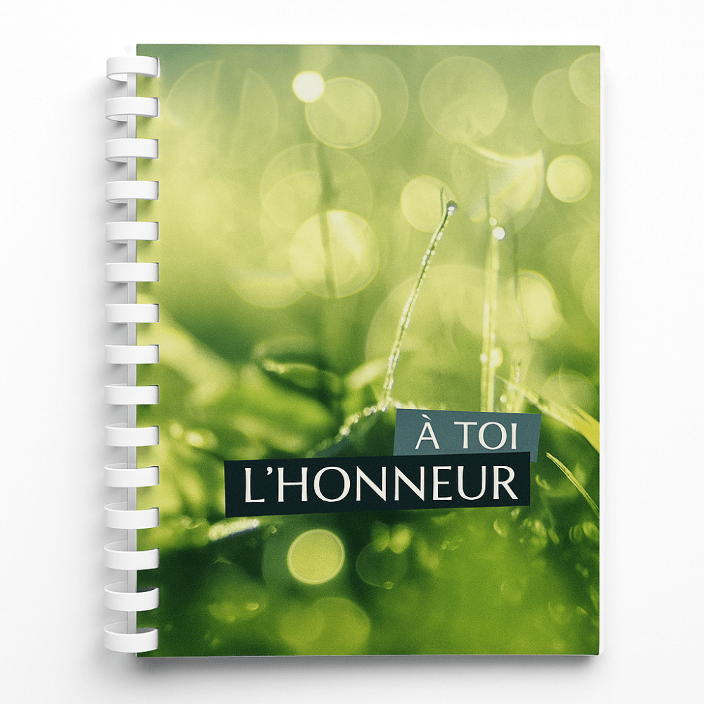 A toi l'honneur - Recueil de chants à spirales