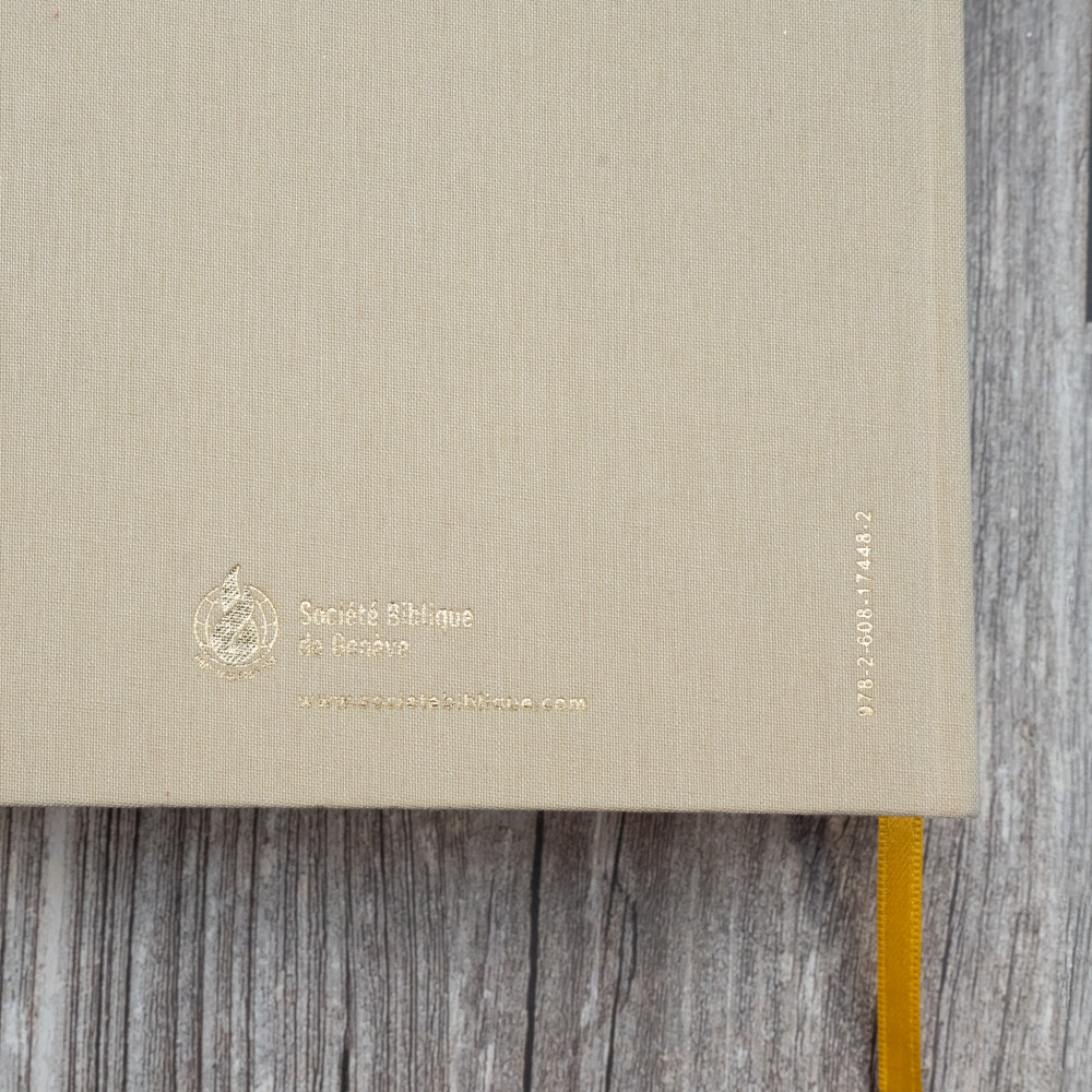 Bible d'étude Segond NEG MacArthur - couverture semi-rigide, toile beige