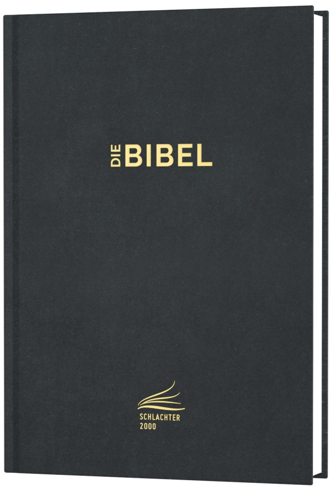 Allemand, Bible Schlachter 2000, Edition Standard avec passages parallèles (rigide, noire)