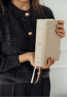 Schlachter Liebezurbibel (Schreibrandbibel beige) - Flexibler Kunstledereinband - mit Schreibrand