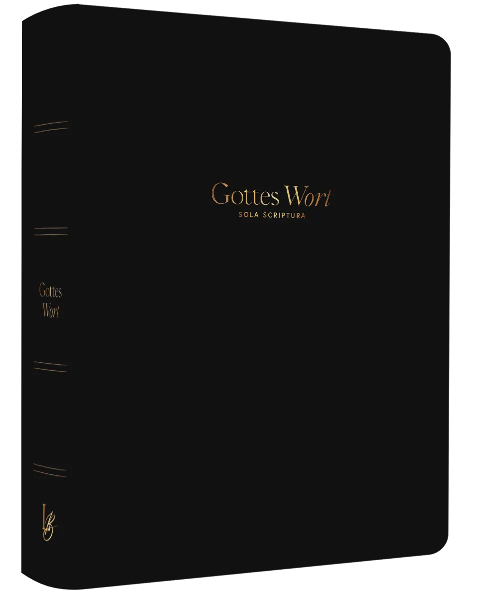 Schlachter Liebezurbibel (Schreibrandbibel Sola) - Flexibler Kunstledereinband - Schwarz mit...