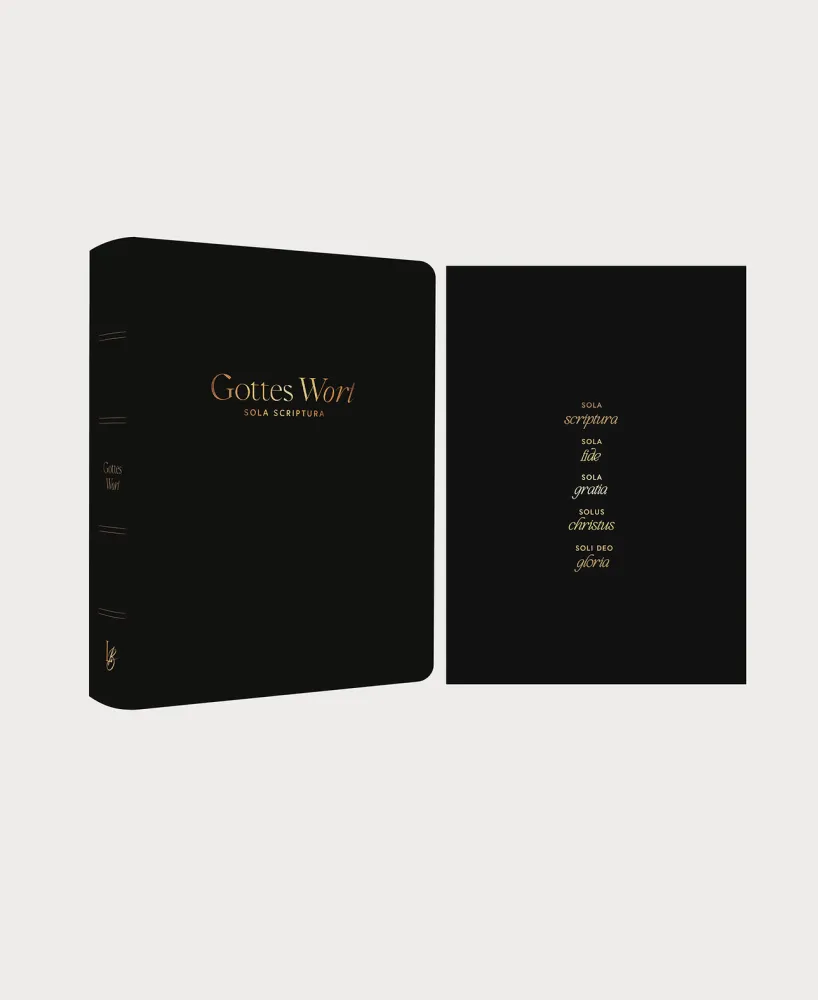 Schlachter Liebezurbibel (Schreibrandbibel Sola) - Flexibler Kunstledereinband - Schwarz mit...