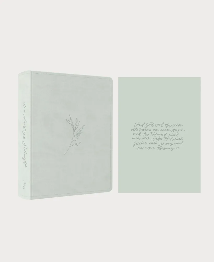 Schlachter Liebezurbibel (Schreibrandbibel Eden) - Flexibler Kunstledereinband - Mint mit...