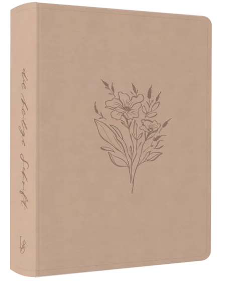 Schlachter Liebezurbibel (Schreibrandbibel Blush) - Flexibler Kunstledereinband - Lachs mit...
