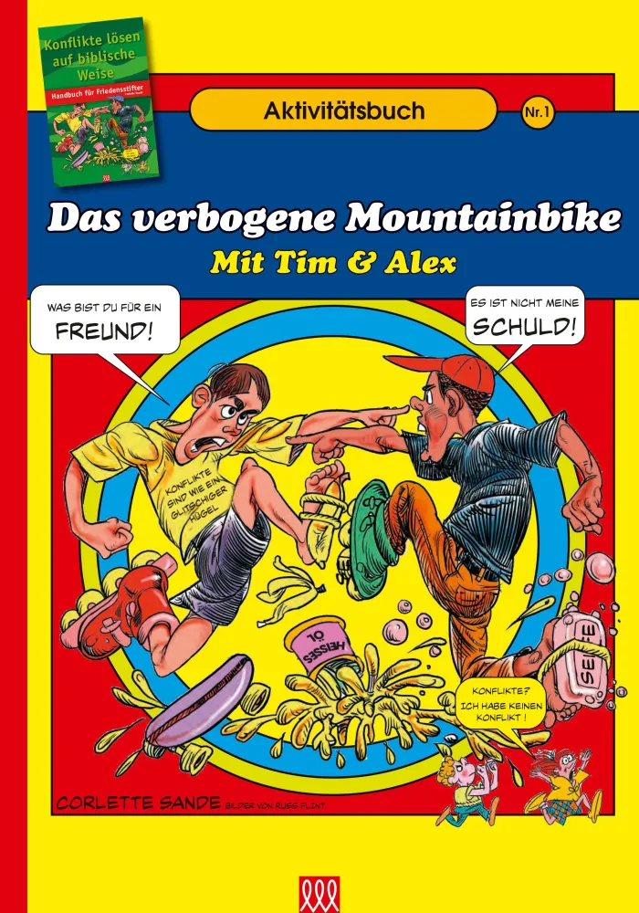 Handbuch für Friedensstifter - Comic Heft 1: Das verbogene Mountainbike - Aktivitätsbuch. Mit Tim...