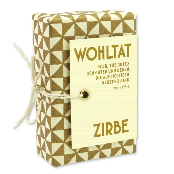 Schafmilchseife Wohltat | Zirbe - Psalm 125,4
