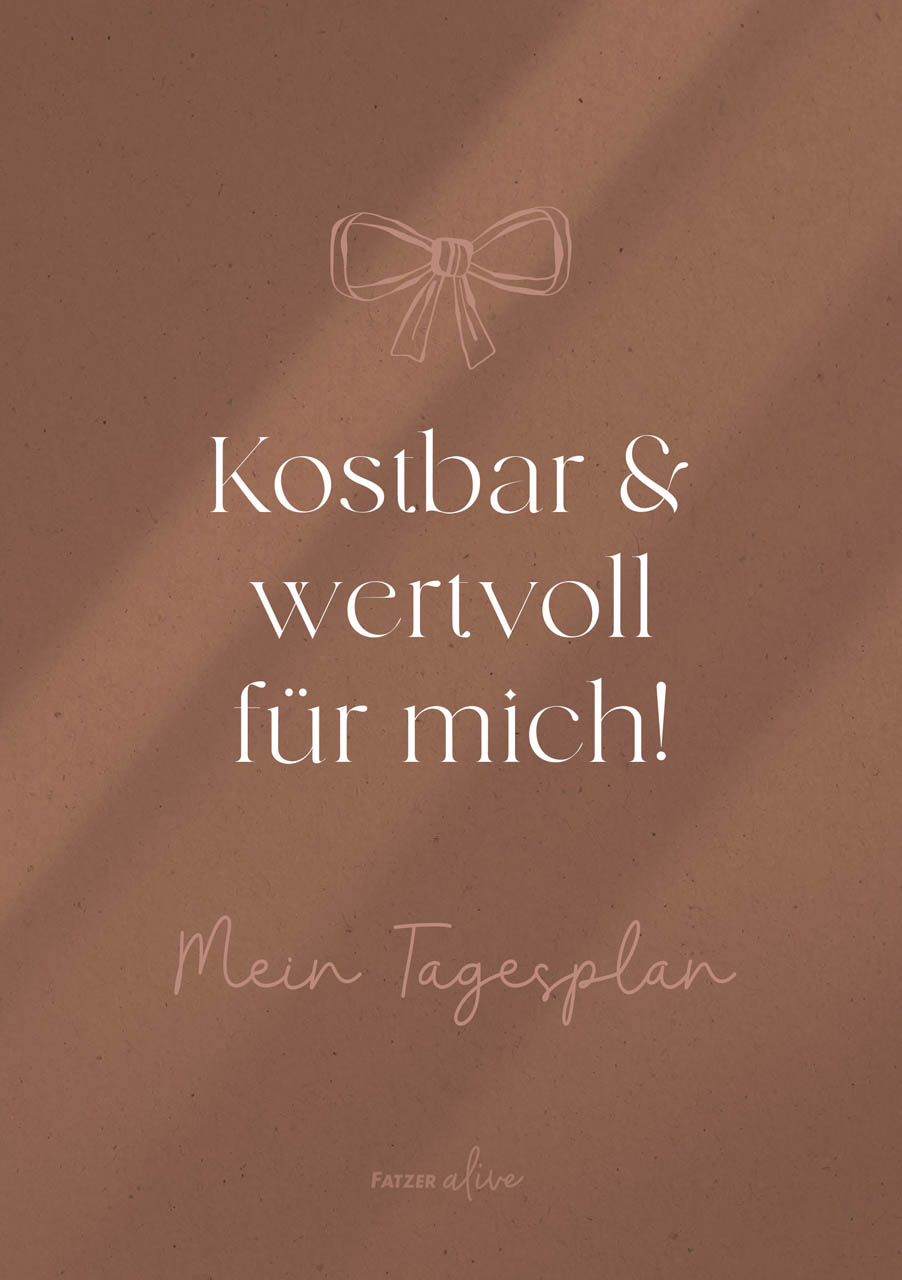 Notizblock Fatzer alive - Mein Tagesplan A5 - Jesaja 43,4