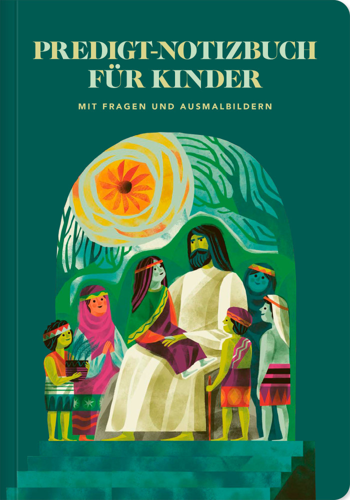 Predigt-Notizbuch für Kinder - Mit Fragen und Ausmalbildern